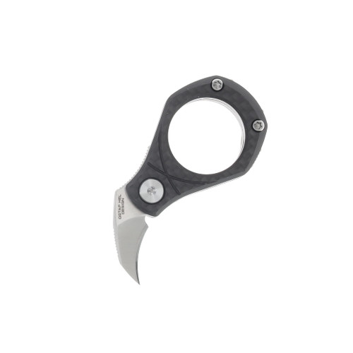 CIVIVI Pyrus Slipjoint Utility Knife Twill Carbon Fiber Satin Hawkbill Blade C23038-3