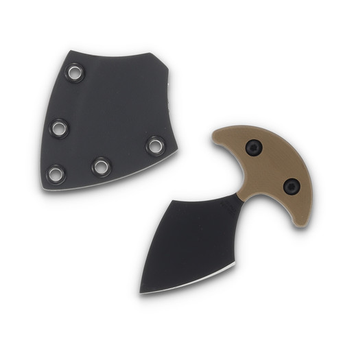 Toor Vasive Fixed Blade Push Dagger Bomber Omaha Tan G-10 VASIVEOT