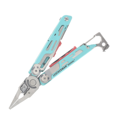 Leatherman Signal Multi-Tool Aqua Silver 19 Tools LM833185