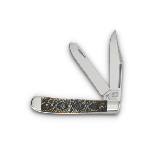Frostwood Designs Trapper Laser Engraved Snakeprint Handle FRFWD002WSB