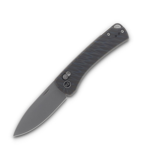 WE Knife Nightblade Gray Tiger Stripe Flamed 2.98in Plain Gray Drop Point WE22046-3