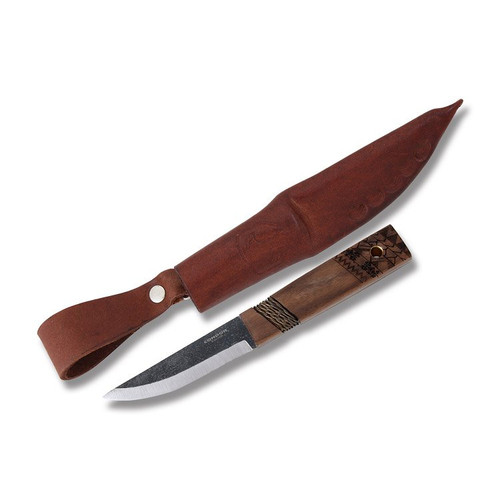 Condor Mini Indigenous Puukko Walnut Fixed 3.29in Blade