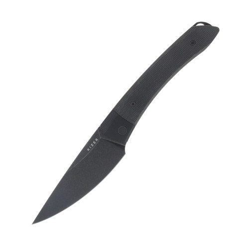 Kizer Momo Black G-10 & Micarta Handle Black Nitro V Blade V4663A1