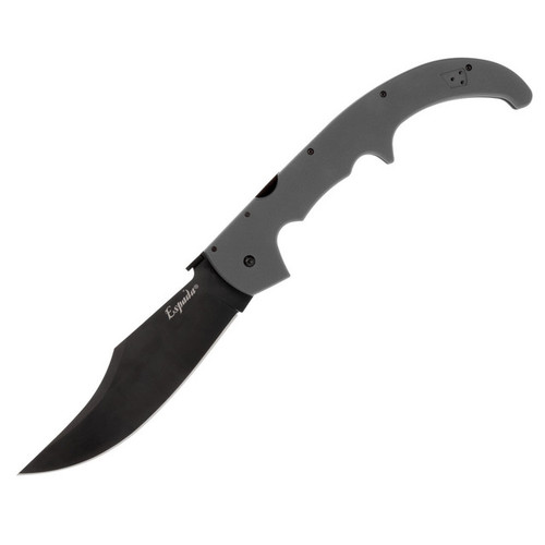 Cold Steel Espada XL G10 Gray 7.5in Black Plain Clip Point Blade