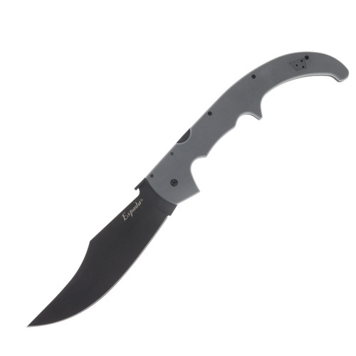 Cold Steel Espada XL G10 Gray 7.5in Black Plain Clip Point Blade CS-62MGC-GRBK