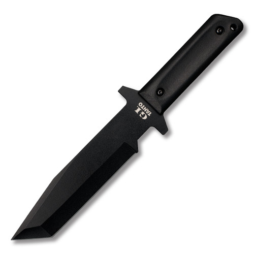 Cold Steel G.I. Tanto 7in Black Plain Carbon Steel Fixed Blade Knife