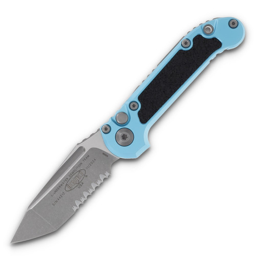 Microtech LUDT GEN III T/E APOCLYPTIC PART SERRATE TURQUOISE MT113611APTQ