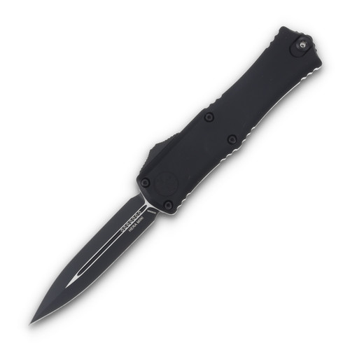 Microtech Hera II Mini D/E OTF Auto Knife Tactical Black 3in Dagger Blade