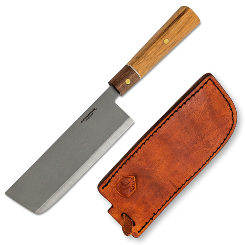 Condor Kondoru Kitchen Nakkiri Knife 7.05in Blasted Satin Cleaver Blade