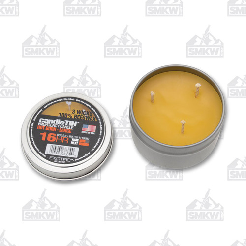 EXOTAC CandleTIN Large Hot Burn Emergency Candle