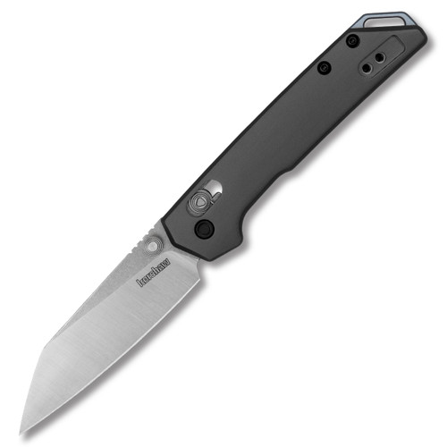 Kershaw Mini Iridium Folding Knife Gray 3in Plain Satin Reverse Tanto KS2051R