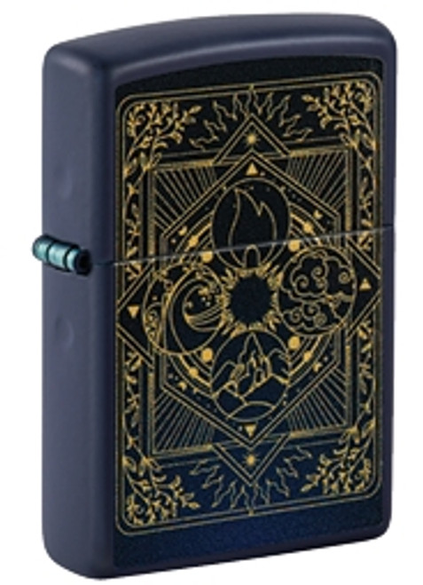 Zippo Lighter Elements Navy Matte