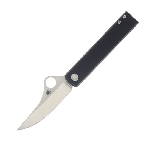 Spyderco Essenza Folding Knife 3.19 Inch Plain Satin Upswept SPC272ALBKP