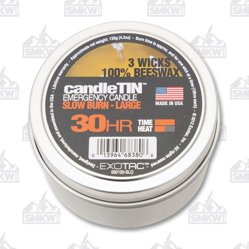 EXOTAC Slow Burn 30 Hour Large Candle Tin 002120SLO