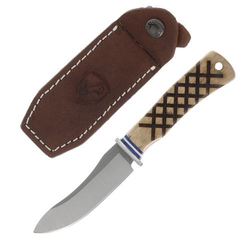 Condor Tool and Knife Woodspirit Tracker 4.12in Satin Fixed Blade Knife CTK60738