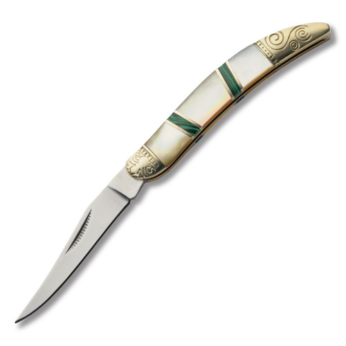 Szco Toothpick Folding Knife Mother Of Pearl 211594