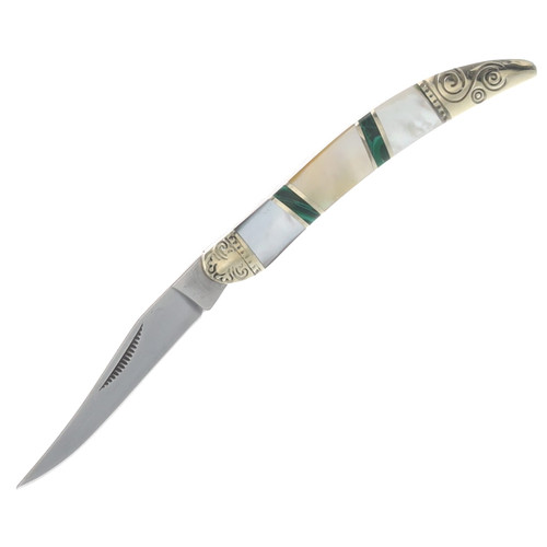 Szco Toothpick Folding Knife Mother Of Pearl 211594