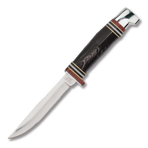 Case Buffalo Horn Mini FINN Hunter Fixed Blade Knife CA17916 - Smoky ...