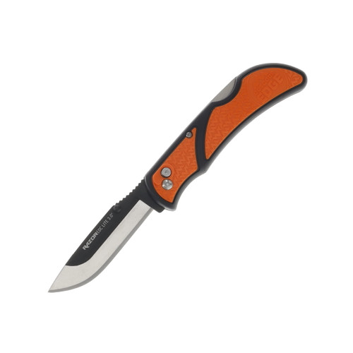 Outdoor Edge Razor Lite EDC Folding Knife 3.0in Drop Point Orange OERLB130C