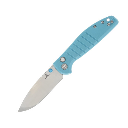 Bestech Knives Bestechman Goodboy Jr Light Blue G10 2.83in Satin Drop Point Blade BMK10B