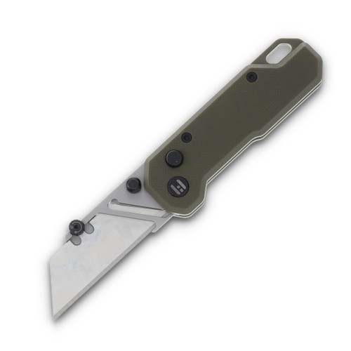 Hightron Vectron OD Green Folding Utility Knife HK02GRN