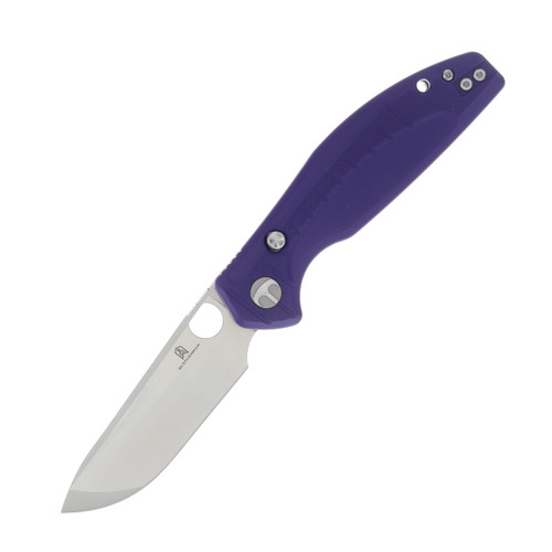 Bestech Knives Bestechman Angry Owl Purple G10 3.25in Satin/SW Drop Point Blade BMK12E-1