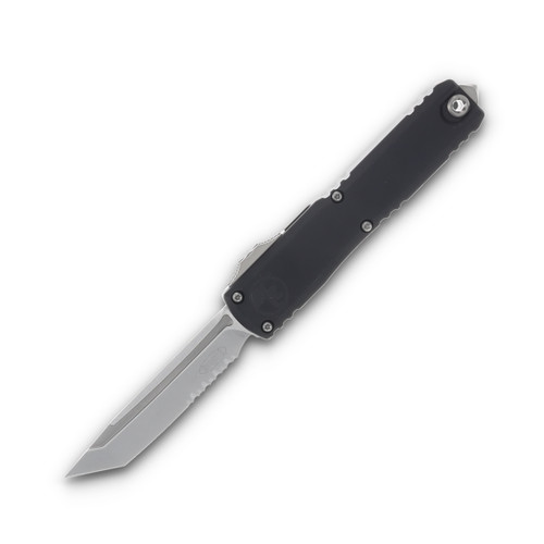 Microtech Knives Ultratech GEN III ZBP OTF 3.55in Part Serr SW Tanto AUMT112311