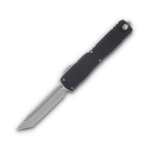 Microtech Knives Ultratech GEN III ZBP OTF 3.55in Full Serr SW Tanto AUMT112312