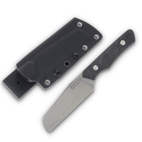 Vero Axon Fixed Blade Knife Stonewash/Marbled Carbon Fiber FBK286F-5