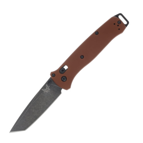 Benchmade Bailout Battlewash Magnacut Tanto with Burnt Copper Aluminum BM537BK-07