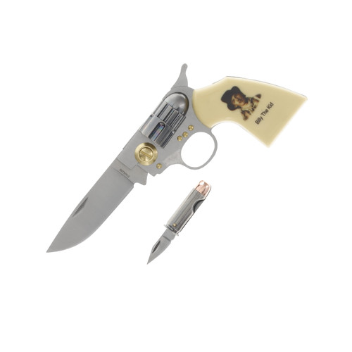 Billy the Kid Dual Pistol/Bullet Knife Gift Set SX2022BK