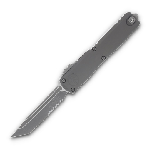 Microtech Ultratech GEN III ZBP OTF Natural 3.55in Part Serr Apoc Tanto AUMT112311APNC