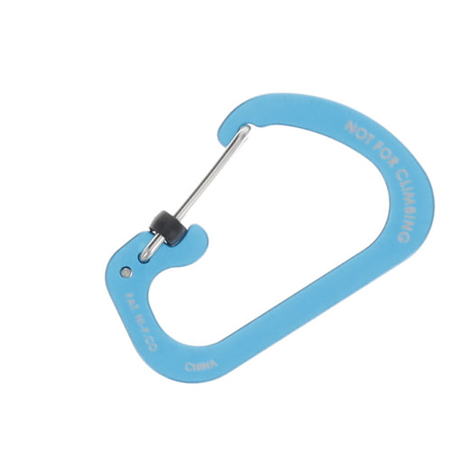 Nite Ize SlideLock Carabiner Aluminum # 3 Blue CSLAS3-03-R6