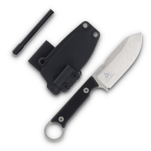 White River Firecraft 3.5 Pro Fixed Blade Knife Satin Magnacut/Black G-10 1