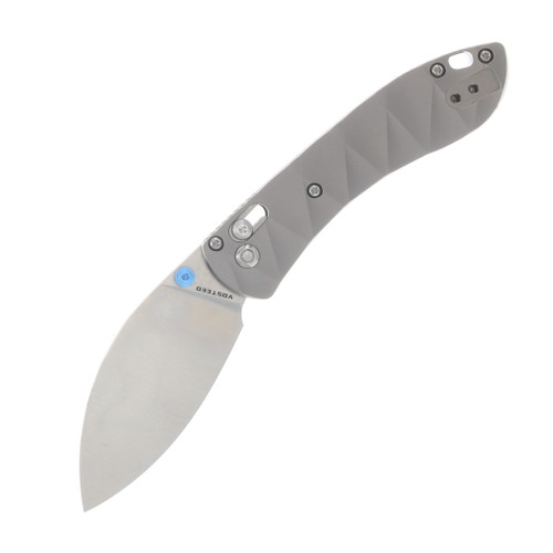 Vosteed Mini Nightshade Shilin Cutter Crossbar Lock Gray 2.6in Satin Blade A0217