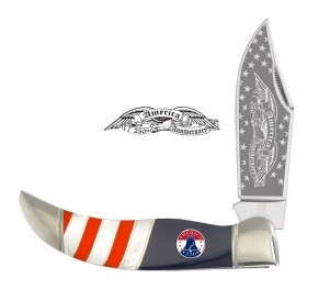 Rough Rider America 250th Anniversary Deer Slayer Folding Knife RR2727
