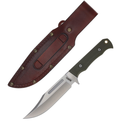 Marbles 10 Green Micarta Hunter MR736