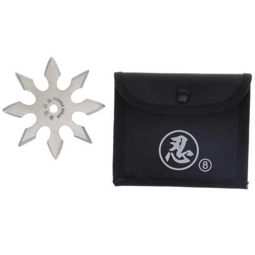 Szco 4Inch 8 Point Silver Throwing Star 210788