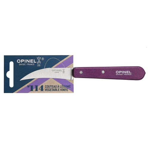 Opinel No.114 Vegetable Knife Purple OP003128
