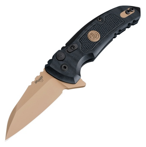 HOGUE SIG X1-Microflip Emperor Scorpion 2.75in Plain FDE Wharncliffe