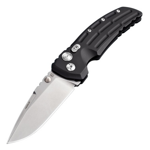 HOGUE EX-01 Folding Knife 3.5 Inch Plain Stone Tumbled Drop Point