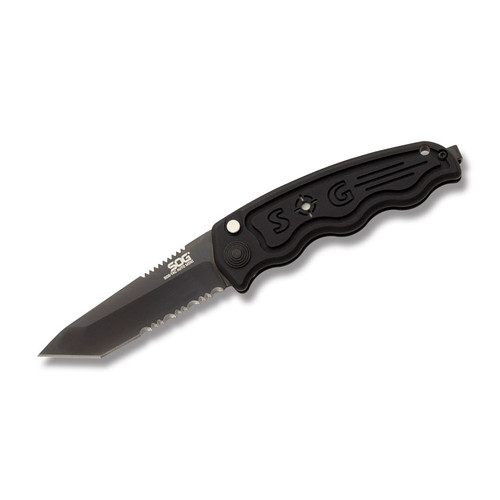 SOG TAC Mini Auto Black Tanto