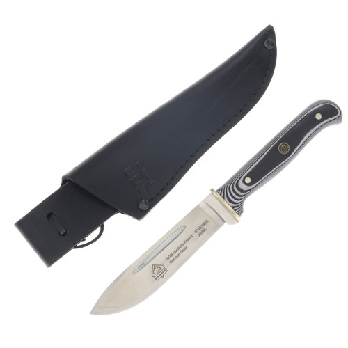 Puma SGB Hunters Friend Black G10 Hunting Knife 4.7in Drop Point Blade PKC6116398G1LK