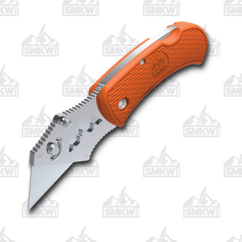 Outdoor Edge B.O.A. Folding Utility Knife 1in Razor Blade Orange