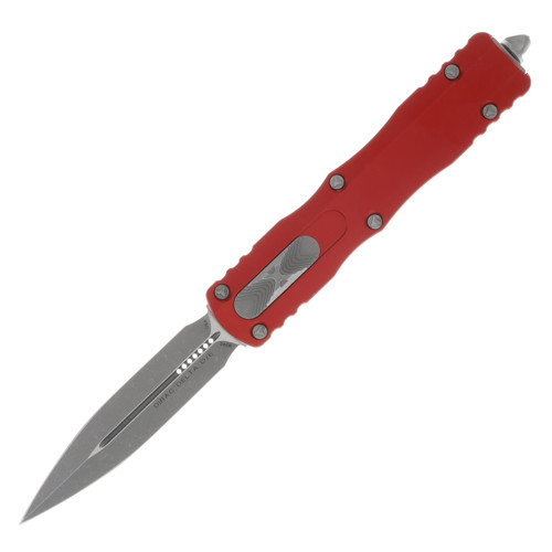Microtech Dirac Delta OTF Automatic Knife Apocalyptic Dagger/Red AUMT22710APRD