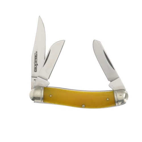 Cold Steel Gentleman's Stockman Yellow Bone "Seconds" CSFLGSTKMYX