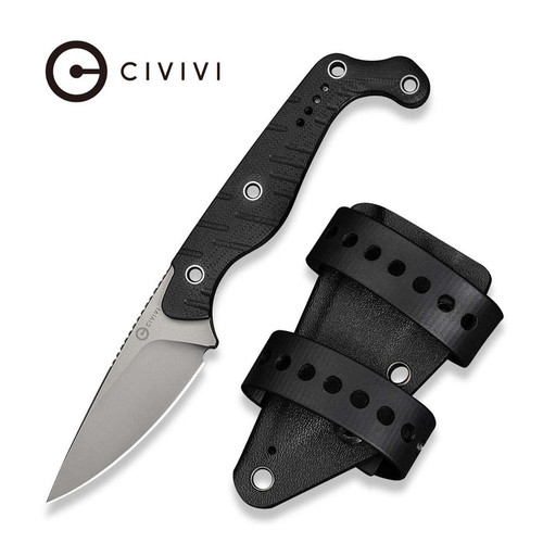 Civivi Sokn Kyle Lamb Design Black G-10 Handle Stonewash Nitro V Blade C22027-1