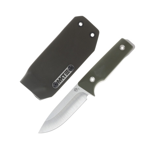 Medford The San PS 3V tumbled Std Blade OD Green G10 Handle OD Green Kydex Sheath Fixed Hardware MK1203TQ-10KO-SPQ3-Q4