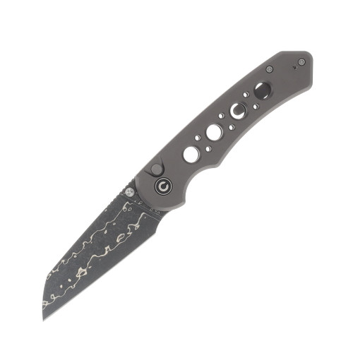 CIVIVI Pragma Prime Gray Aluminum Handle Damascus Blade C24067-DS1
