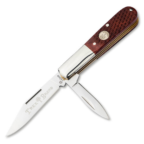 Boker Tree Brand 2 Blade Barlow Brown Checkered Bone BK110892